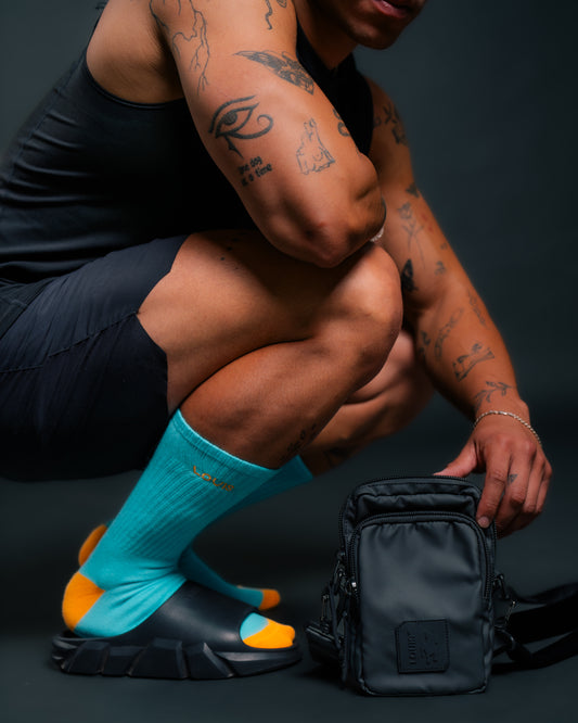 ESSENTIALS SOCKS TURQUOISE