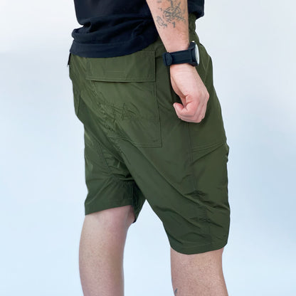 Short Harem Nylon - Olive