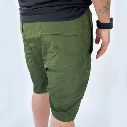 Short Harem Nylon - Olive