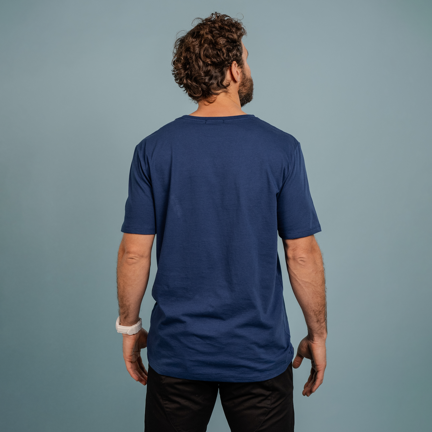 Polera Basic Frenchie Navy Blue