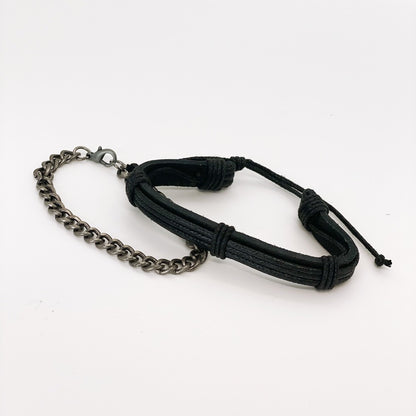 Pulsera cuero CA-E Black