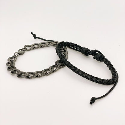 Pulsera cuero CA-H Black